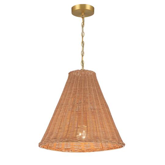 Hello Honey® Rattan Taper Pendant Light